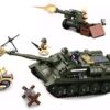 Sluban Klocki Bitwa pod Kurskiem II Wojna Światowa (998 el.) Zestaw Militarny M38-B0697