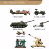 Sluban Klocki Bitwa pod Kurskiem II Wojna Światowa (998 el.) Zestaw Militarny M38-B0697