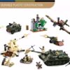 Sluban Klocki Bitwa pod Kurskiem II Wojna Światowa (998 el.) Zestaw Militarny M38-B0697