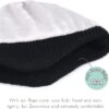 FURTALK Czapka Zimowa Dziecięca (Unisex) Z Nausznikami Polar i Odpinany Pompon (0-6 Lat)