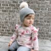 FURTALK Czapka Zimowa Dziecięca (Unisex) Z Nausznikami Polar i Odpinany Pompon (0-6 Lat)