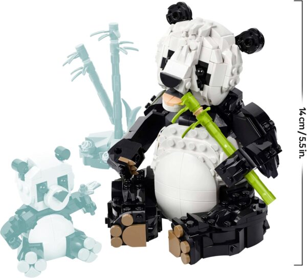 LEGO Creator 3w1 Dzikie Zwierzęta: Rodzina Pandy - Pingwiny lub Orka - Zestaw Kreatywny 31165