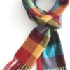Szalik Damski Męski Unisex Długi Lekki Wzór Krata (Jesień/Zima) 190x33 cm