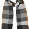 Szalik Damski Męski Unisex Długi Lekki Wzór Krata (Jesień/Zima) 190x33 cm