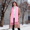 Szalik Damski Męski Unisex Długi Lekki Wzór Krata (Jesień/Zima) 190x33 cm