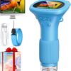 Mikroskop Cyfrowy Kieszonkowy dla Dzieci, Ekran HD 2.0", USB, Podświetlenie LED, Pomarańczowy