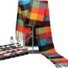 Szalik Damski Męski Unisex Długi Lekki Wzór Krata (Jesień/Zima) 190x33 cm