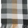 Szalik Damski Męski Unisex Długi Lekki Wzór Krata (Jesień/Zima) 190x33 cm