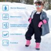 JAN & JUL Botki Zimowe Dziecięce Wodoodporne Polar Sherpa Elastyczna Podeszwa