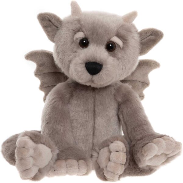 71VwLm8BUpL._AC_SL1500_.jpg Charlie Bears Bearhouse Moat Pluszak Gargulec (20 cm) Szara Maskotka Kolekcjonerska