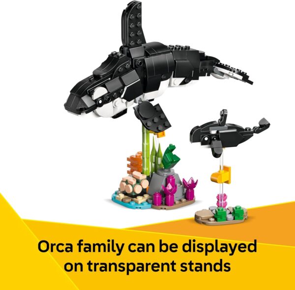 LEGO Creator 3w1 Dzikie Zwierzęta: Rodzina Pandy - Pingwiny lub Orka - Zestaw Kreatywny 31165