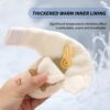 Zimowe Buciki Niemowlęce Ocieplane Polarem Kapcie Niechodki Antypoślizgowe 0-18 M (Unisex)