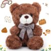 71iSzMamLL._AC_SL1500_.jpg Mały Pluszowy Miś Brązowy (8 cali / ok. 20 cm) Przytulanka Dla Dzieci i na Prezent
