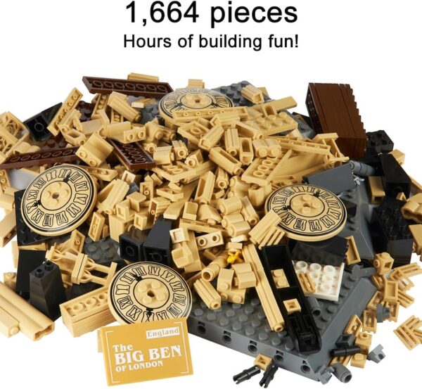 Klocki Konstrukcyjne APOSTROPHE Games Wieża Zegarowa Big Ben (1664 elementy)