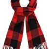 Szalik Damski Męski Unisex Długi Lekki Wzór Krata (Jesień/Zima) 190x33 cm