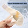 Zimowe Buciki Niemowlęce Ocieplane Polarem Kapcie Niechodki Antypoślizgowe 0-18 M (Unisex)