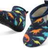 JOINFREE Kapcie Dziecięce Buciki Domowe Antypoślizgowa Gumowa Podeszwa Polar Unisex