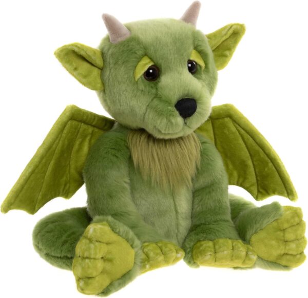 Charlie Bears Bearhouse Spires Pluszak Smok/Gargulec (25 cm) Zielona Maskotka Fantasy