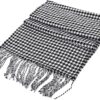 Szalik Damski Męski Unisex Długi Lekki Wzór Krata (Jesień/Zima) 190x33 cm