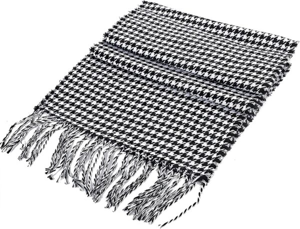 Szalik Damski Męski Unisex Długi Lekki Wzór Krata (Jesień/Zima) 190x33 cm