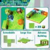 Duży Zestaw Klocków Magnetycznych 200 elementów STEM Cubes z 6 podstawkami (3-12 lat)