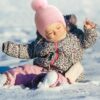 FURTALK Czapka Zimowa Dziecięca (Unisex) Z Nausznikami Polar i Odpinany Pompon (0-6 Lat)