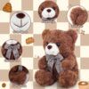 81VIGZ2CcWL._AC_SL1500_.jpg Mały Pluszowy Miś Brązowy (8 cali / ok. 20 cm) Przytulanka Dla Dzieci i na Prezent