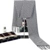 Szalik Damski Męski Unisex Długi Lekki Wzór Krata (Jesień/Zima) 190x33 cm