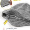 FURTALK Czapka Zimowa Dziecięca (Unisex) Z Nausznikami Polar i Odpinany Pompon (0-6 Lat)