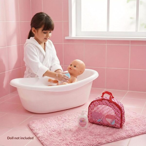 Zestaw BiBi Doll Akcesoria dla Lalek 18 el. Karmienie i Pielęgnacja, Torba, Dla Dzieci 3+