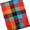 Szalik Damski Męski Unisex Długi Lekki Wzór Krata (Jesień/Zima) 190x33 cm
