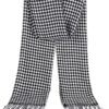 Szalik Damski Męski Unisex Długi Lekki Wzór Krata (Jesień/Zima) 190x33 cm
