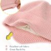 FURTALK Czapka Zimowa Dziecięca (Unisex) Z Nausznikami Polar i Odpinany Pompon (0-6 Lat)