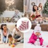 Zimowe Buciki Niemowlęce Ocieplane Polarem Kapcie Niechodki Antypoślizgowe 0-18 M (Unisex)