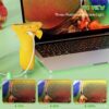 Mikroskop Cyfrowy Kieszonkowy dla Dzieci, Ekran HD 2.0", USB, Podświetlenie LED, Pomarańczowy