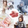 81zeuIDeCGL._AC_SL1500_.jpg JAN & JUL Botki Zimowe Dziecięce Wodoodporne Polar Sherpa Elastyczna Podeszwa