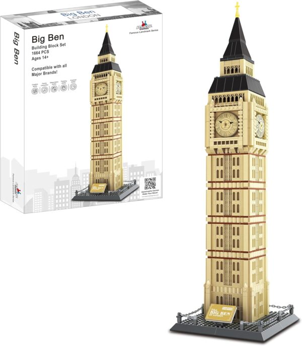 Klocki Konstrukcyjne APOSTROPHE Games Wieża Zegarowa Big Ben (1664 elementy)