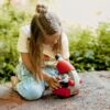 Mikroskop Bresser Junior 40-640x, Edukacyjny Zestaw dla Dzieci, Fioletowy