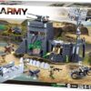 Sluban Klocki Bunkier w Wydmach II Wojna Światowa (765 el.) Zestaw Militarny Kompatybilny