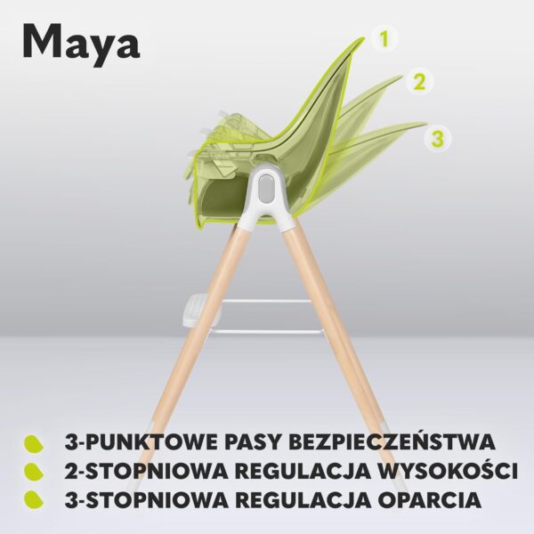 71M7kymhifL._AC_SL1500_ Lionelo Maya Krzesełko do karmienia 2w1 Drewniane do 25kg Szare