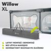 71UcAF4ZFhL._AC_SL1500_ Lionelo Willow XL Duży Kojec dla Dziecka 187x207 cm Szary Składany