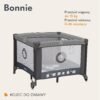81XHK-P5rML._AC_SL1500_ Lionelo Bonnie Kojec dla Dziecka 100x100 cm Składany z Materacem T25 Szary