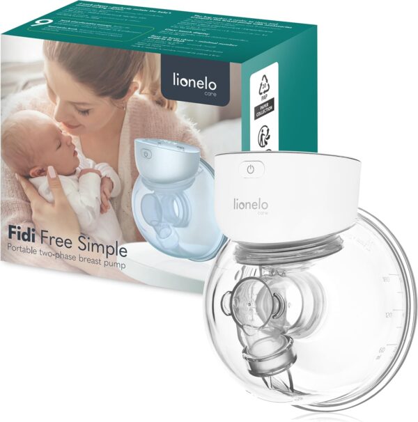 81mi3r4smBL._AC_SL1500_ Lionelo Fidi Free Laktator Muszlowy Bezprzewodowy Hands-Free 180ml